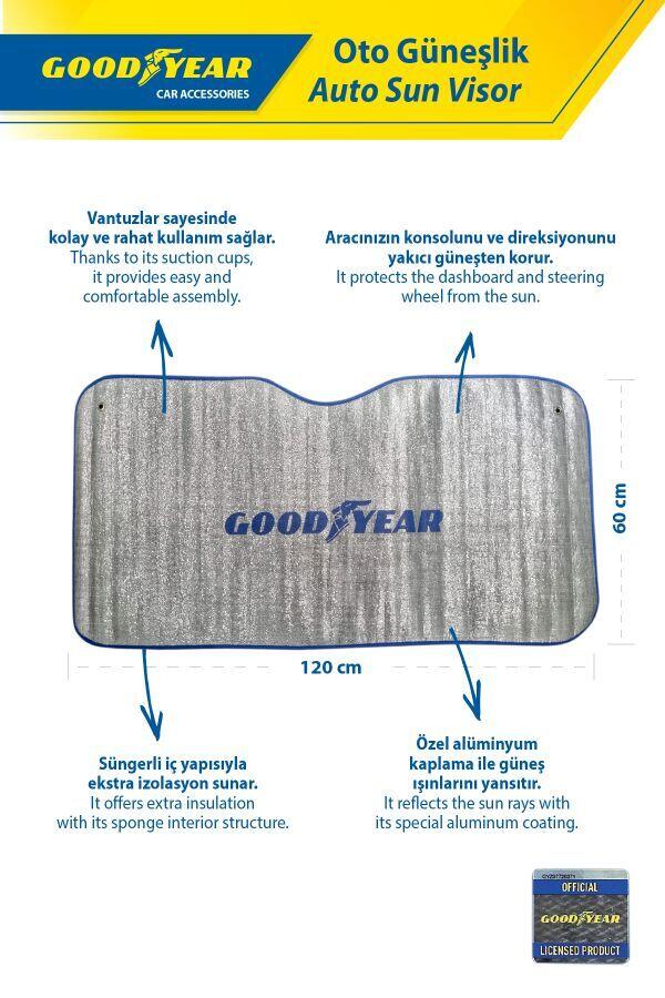Araç İçi Sıcaklık Nasıl Azaltılır? Goodyear Anti-UV Oto Güneşlik