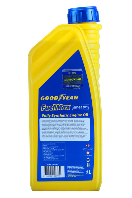 GOODYEAR FUEL MAX 0W20 1 LİTRE MOTOR YAĞI - 4