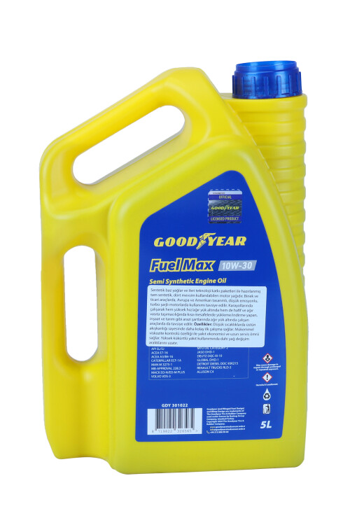 GOODYEAR FUEL MAX 10W30 5 LİTRE MOTOR YAĞI - 3