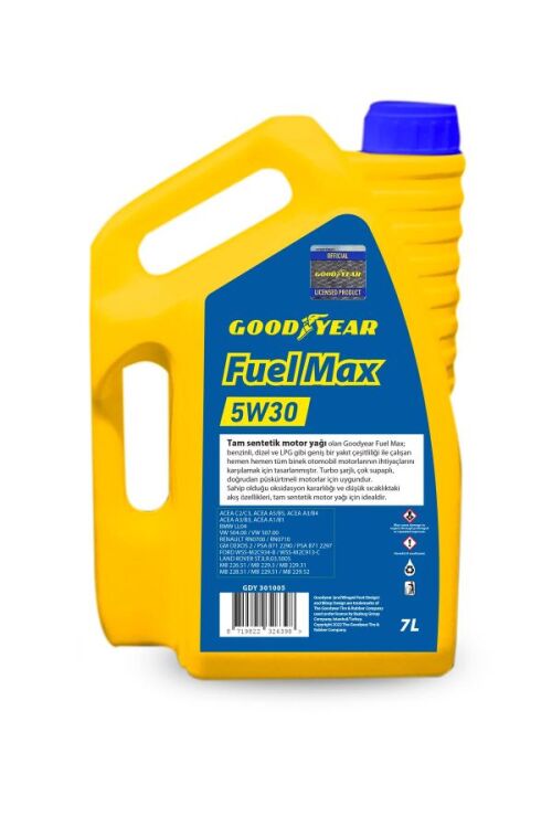 GOODYEAR FUEL MAX 5W30 PARTİKÜL 7 LİTRE MOTOR YAĞI - 3