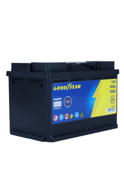 GOODYEAR 12V 70 AMPER EFB START&STOP (760) SOĞUK MARŞ AKIMI AKÜ - 2