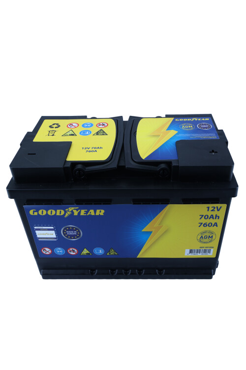 GOODYEAR 12V 70 AMPER EFB START&STOP (760) SOĞUK MARŞ AKIMI AKÜ - 3