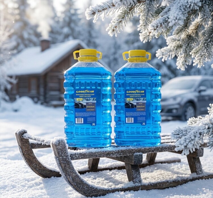 GOODYEAR -22 KIŞ ANTİFİRİZLİ 2'Lİ SET CAM SUYU 3 LT (2 x 3 Litre) - GOODYEAR