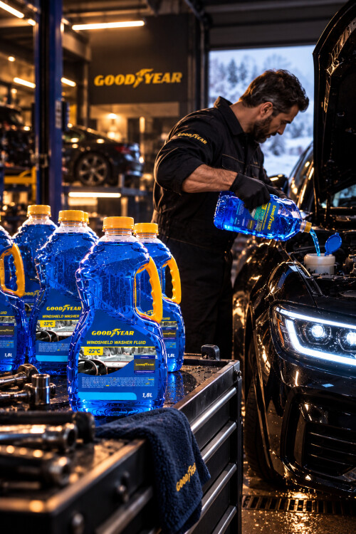 Goodyear -22°C Kışlık Antifrizli Cam Suyu 4 Adet 7,2 Litre - 2