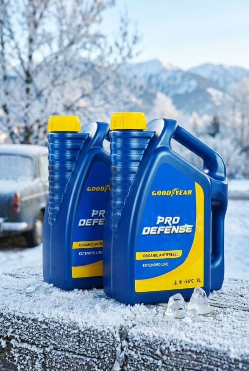 Goodyear -56°C Pro Defense Kırmızı Organik 2'Lİ SET Antifriz 3 Lt (2 x 3 Litre) - 1