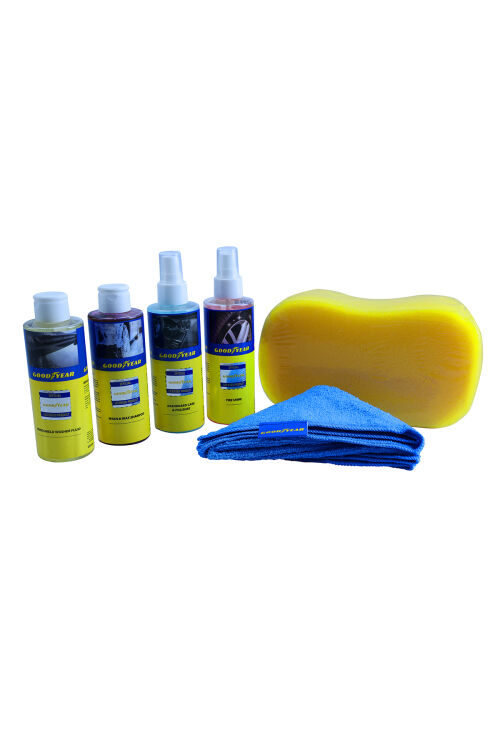 Goodyear Auto Maintenance Set Polished Auto Shampoo-Alastik Grinder-Terpido Polish - 5