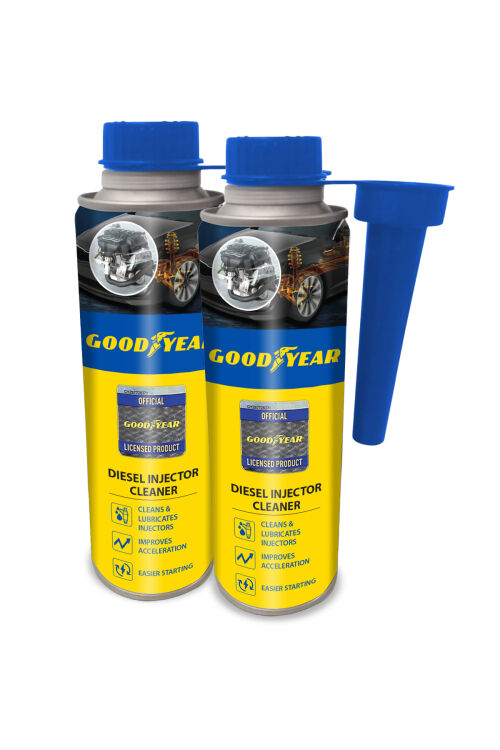 GOODYEAR DİZEL ENJEKTÖR TEMİZLEYİCİ YAKIT KATKI SETİ 300 ML (2 ADET) - 1