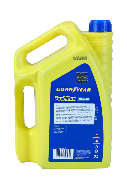 Goodyear Fuel Max 10W-40 7 Litre Motor Yağı OemKodu:GY10W40-7L - 3