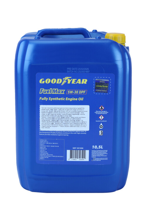 Goodyear Fuel Max 5W30 Lpg'Li Araçlara Uyumlu 10,5 Lt Motor Yağı - 3