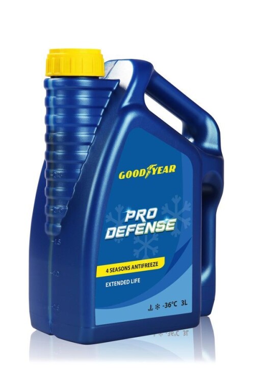 Goodyear Kış Antifriz Seti Mavi Organik 4 Mevsim Antifriz -36°C 3 L + Kış Antifrizli Cam Suyu 1,8 L - 3