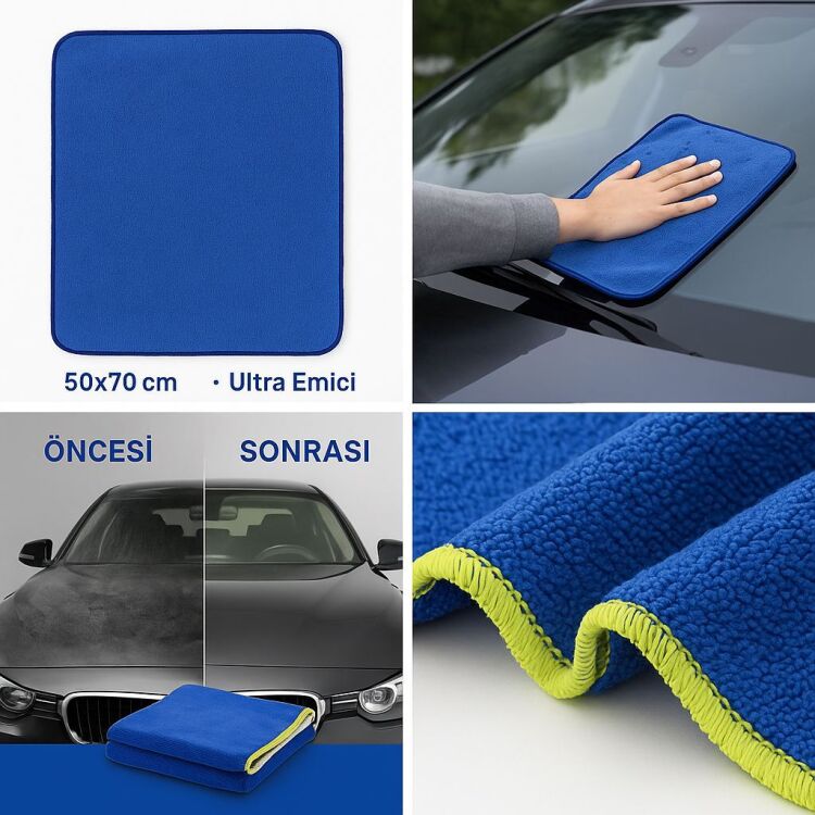 GOODYEAR MİKROFİBER BEZ MAVİ - 3