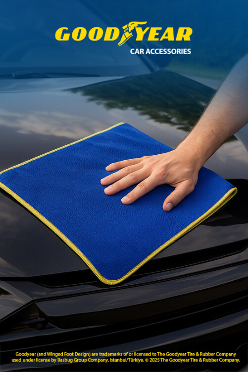 GOODYEAR MİKROFİBER BEZ MAVİ - GOODYEAR