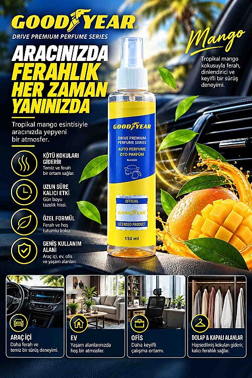 Goodyear Premium Mango Oto Kokusu Sprey - GOODYEAR
