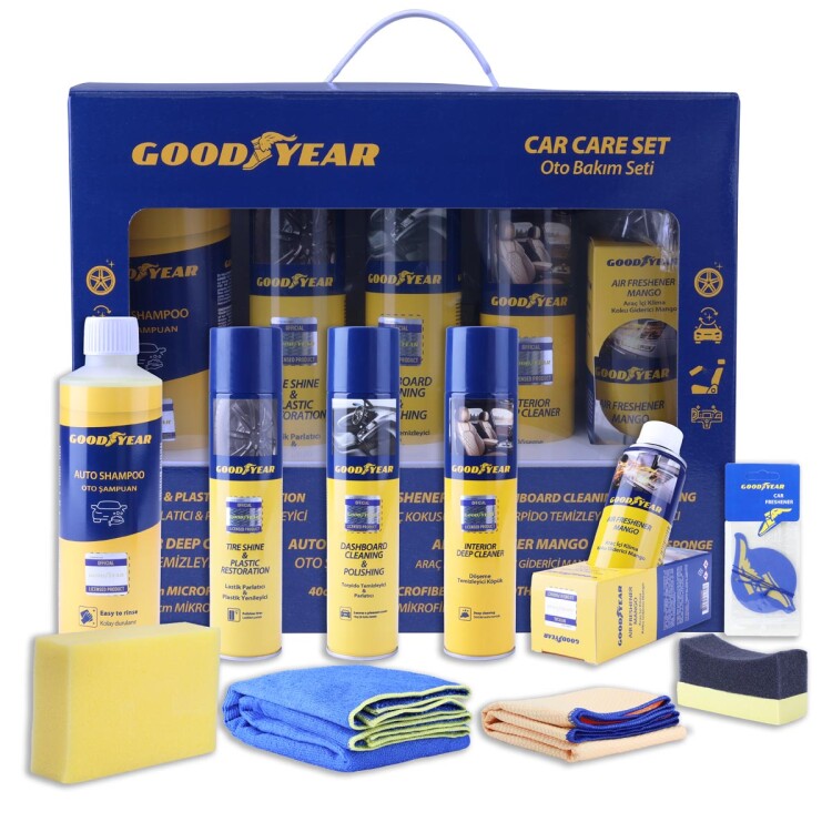 Goodyear 10 Parça Özel Seri Araç Bakım Seti - GOODYEAR