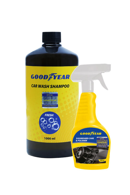 GOODYEAR TORPİDO CİLASI VE OTO ŞAMPUAN SETİ - 1