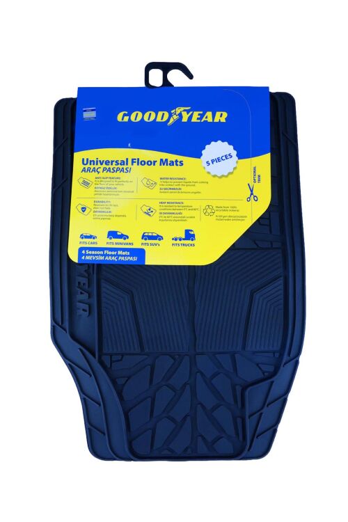 Goodyear Pro PVC Universal Oto Paspas Seti – Tam Koruma, Şık Tasarım - 1