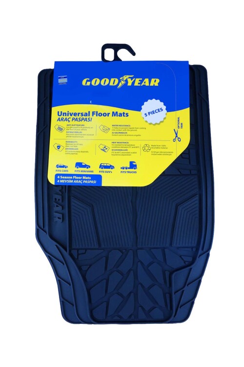 Goodyear Pro PVC Universal Oto Paspas Seti – Tam Koruma, Şık Tasarım - 2