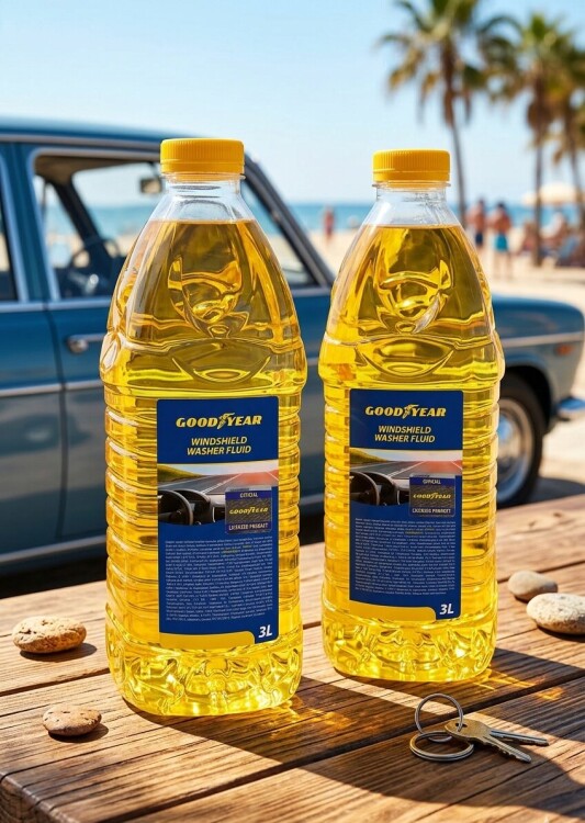 GOODYEAR YAZLIK 2'Lİ SET CAM SUYU 3 LT (2 x 1.8 Litre) - GOODYEAR