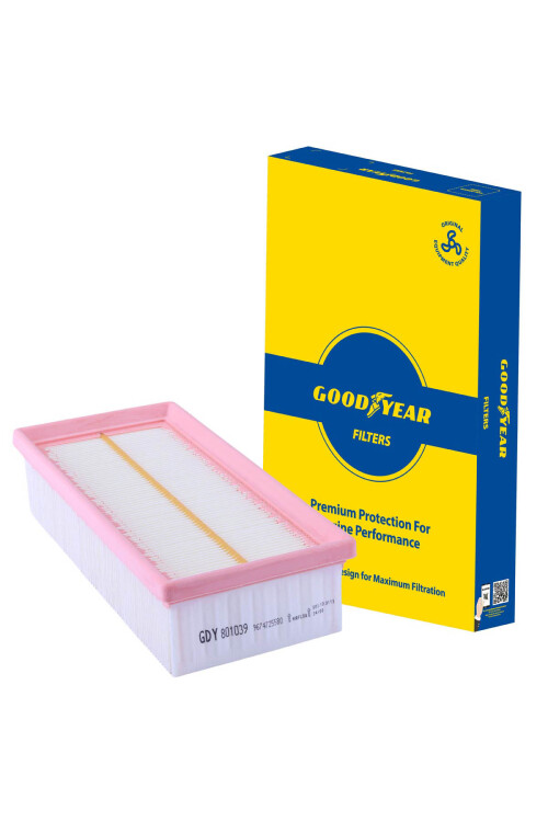 Goodyear Renault Espace Hava Filtresi 2012- Ve Üst Yıllar Arası Uyumlu Oem Kodu: 165468296R - GOODYEAR