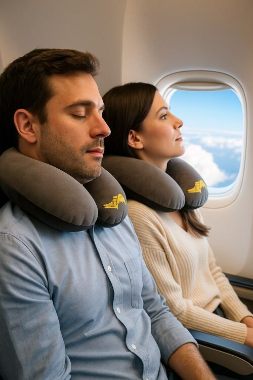 Goodyear Visco Travel Pillow 31x30x9 - 2