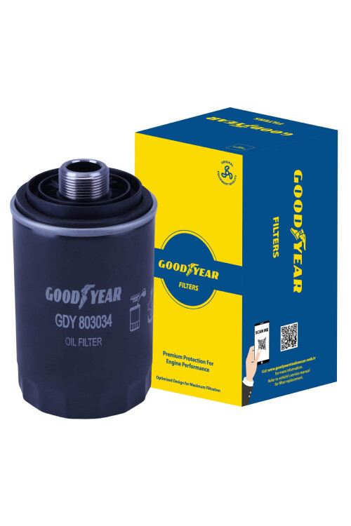 Volkswagen EOS Oil Filter compatible between 2006-2015 OEM code: 06H115561 - GOODYEAR